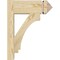Ekena Millwork Imperial Arts & Crafts Rough Sawn Outlooker, Douglas Fir, 6"W x 14"D x 18"H OUT06X14X18IMP03RDF - alternate 3
